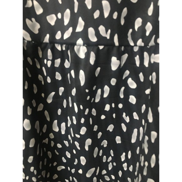 Fashion Women Stretch Plus Size Dress 24W Black Gray Cheetah Prt Church Work D6 - Picture 4 of 10